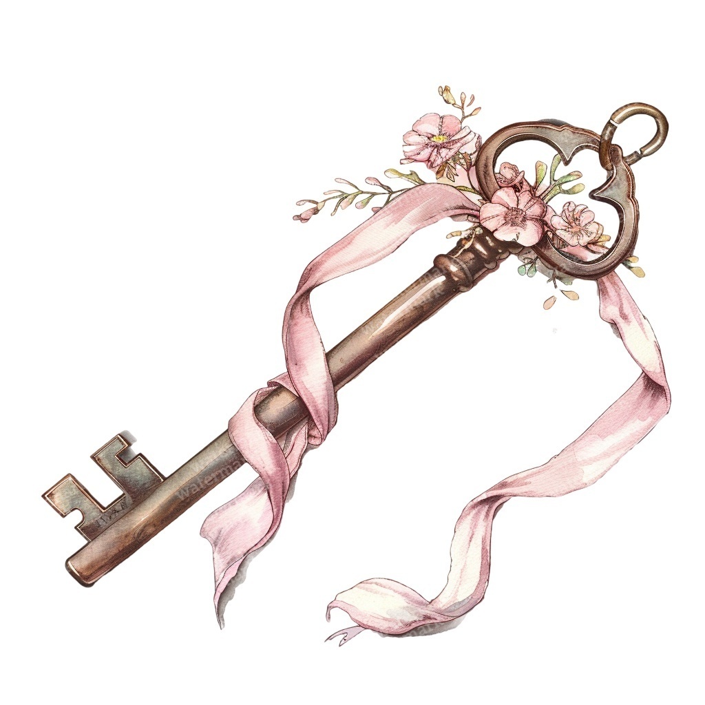 【商用利用可】ヴィンテージキー(水彩アンティーク鍵)クリップアート20点セット|高解像度・透過PNG|レトロ装飾・コラージュ・ジャンクジャーナル素材|即ダウンロード