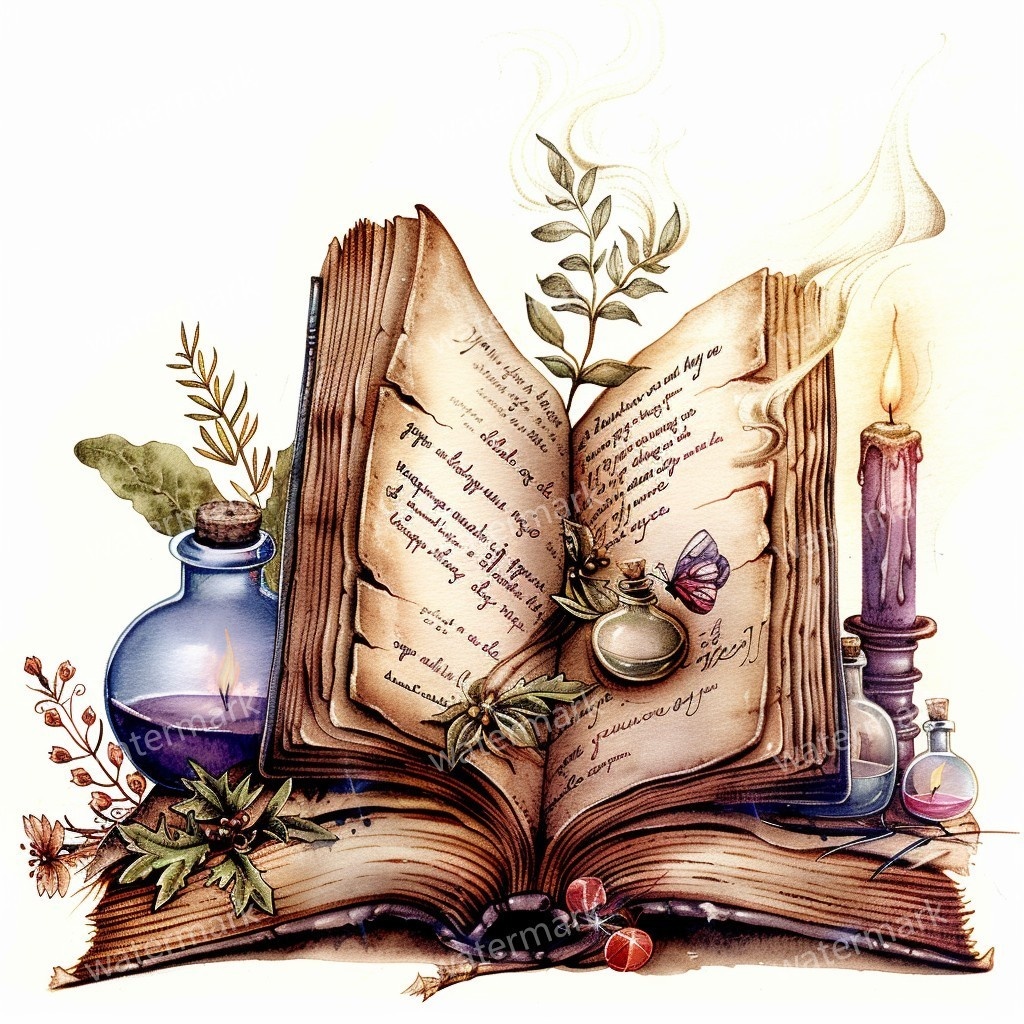 【商用利用可】ヴィンテージ洋書(水彩アンティークブック)クリップアート12点セット|高解像度・透過PNG|古書・レトロ素材|コラージュ・ジャンクジャーナル素材|即ダウンロード