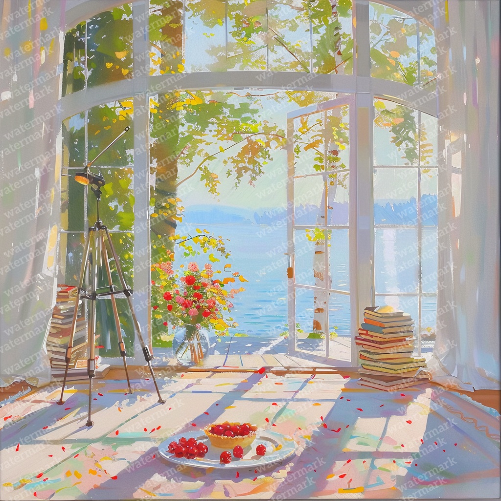 【商用利用可】窓からの景色(水彩ウィンドウビュー)クリップアート20点セット|高解像度JPG|風景・インテリア・コラージュ・ジャンクジャーナル・手帳シール素材|即ダウンロード