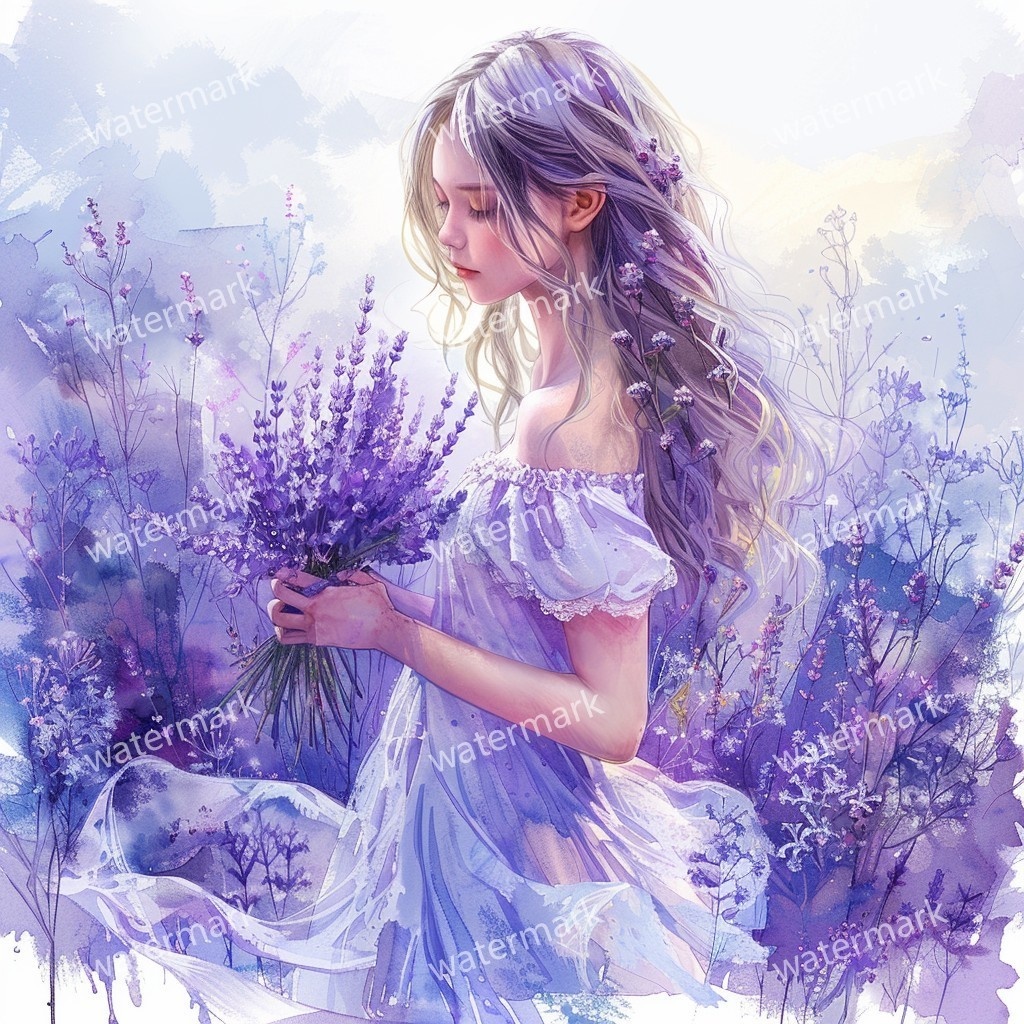 【商用利用可】美しい女性(水彩ガールイラスト)クリップアート17点セット|高解像度JPG|ファッション・ポートレート・コラージュ・ジャンクジャーナル素材|即ダウンロード