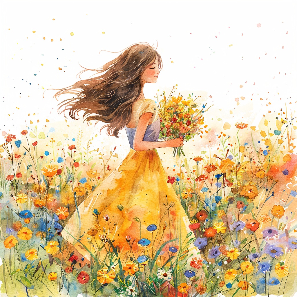 【商用利用可】美しい女性(水彩ガールイラスト)クリップアート10点セット|高解像度JPG|ファッション・ポートレート・コラージュ・ジャンクジャーナル素材|即ダウンロード