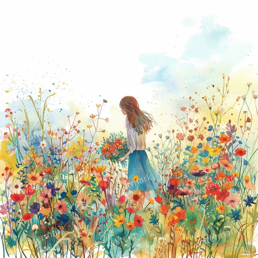 【商用利用可】美しい女性(水彩ガールイラスト)クリップアート10点セット|高解像度JPG|ファッション・ポートレート・コラージュ・ジャンクジャーナル素材|即ダウンロード