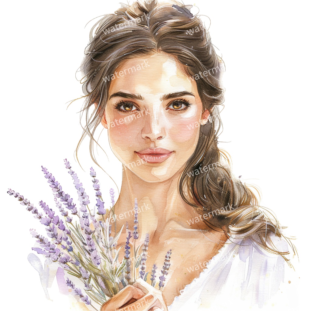 【商用利用可】女の子(水彩ガールイラスト)クリップアート20点セット|高解像度・透過PNG|かわいい人物・コラージュ・ジャンクジャーナル素材|即ダウンロード