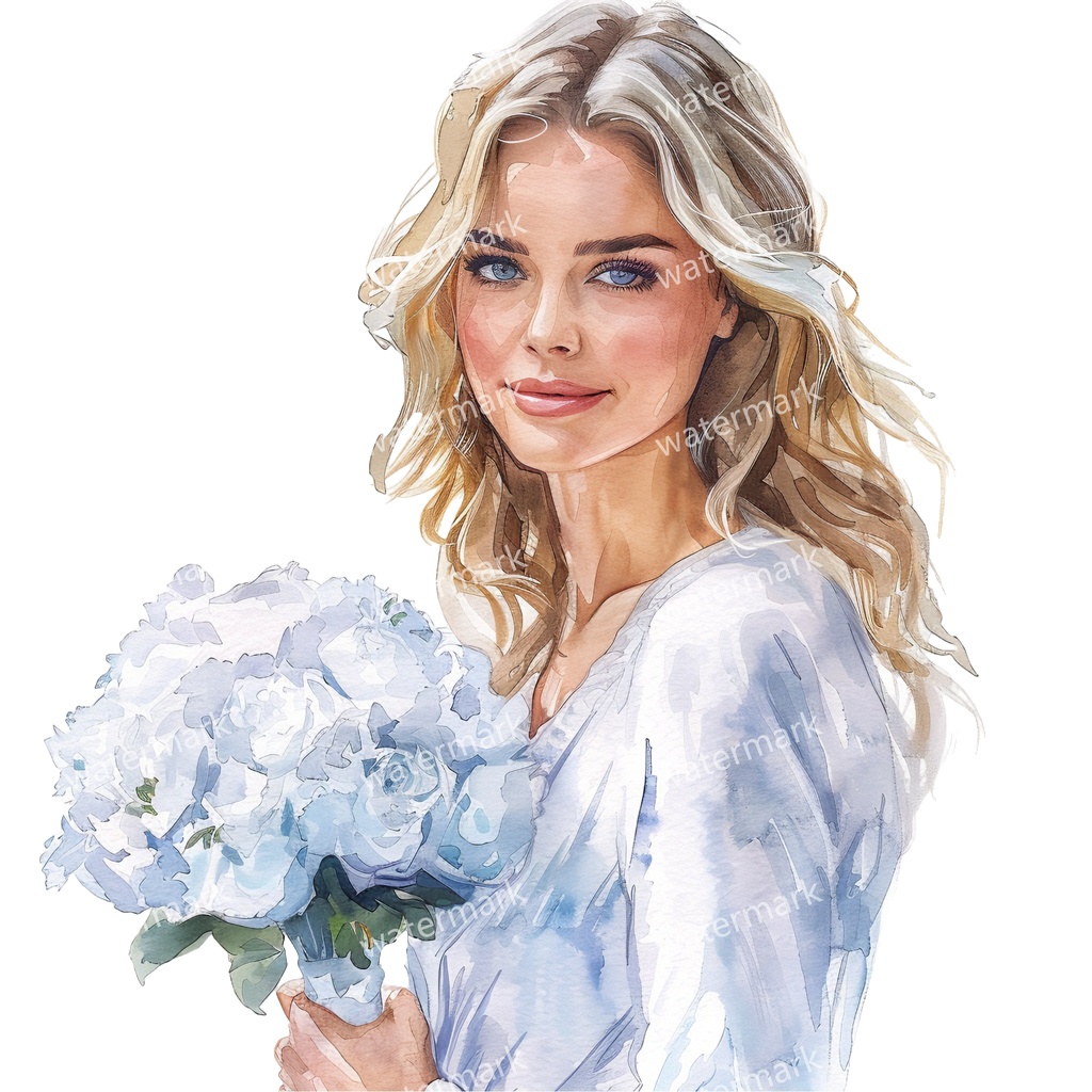 【商用利用可】女の子(水彩ガールイラスト)クリップアート20点セット|高解像度・透過PNG|かわいい人物・コラージュ・ジャンクジャーナル素材|即ダウンロード