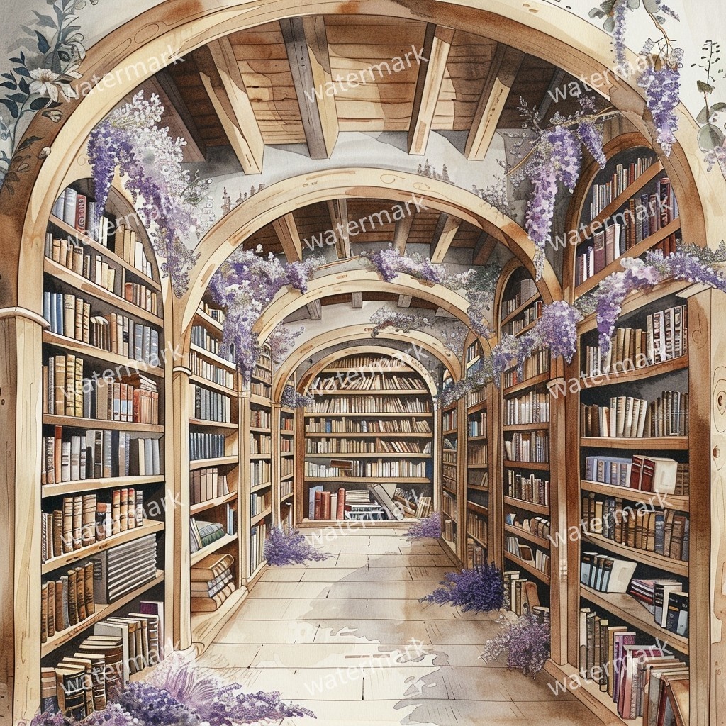 【商用利用可】ヨーロッパ書店(水彩ブックストア外観)クリップアート20点セット|高解像度JPG|街並み・カフェ風・コラージュ・ジャンクジャーナル素材|即ダウンロード