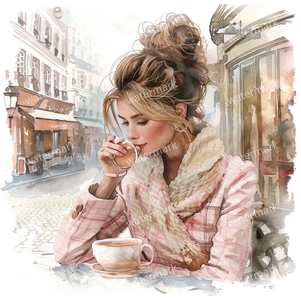 【商用利用可】女性(水彩ウーマンイラスト)クリップアート15点セット|高解像度JPG|ファッション・人物・コラージュ・ジャンクジャーナル素材|即ダウンロード