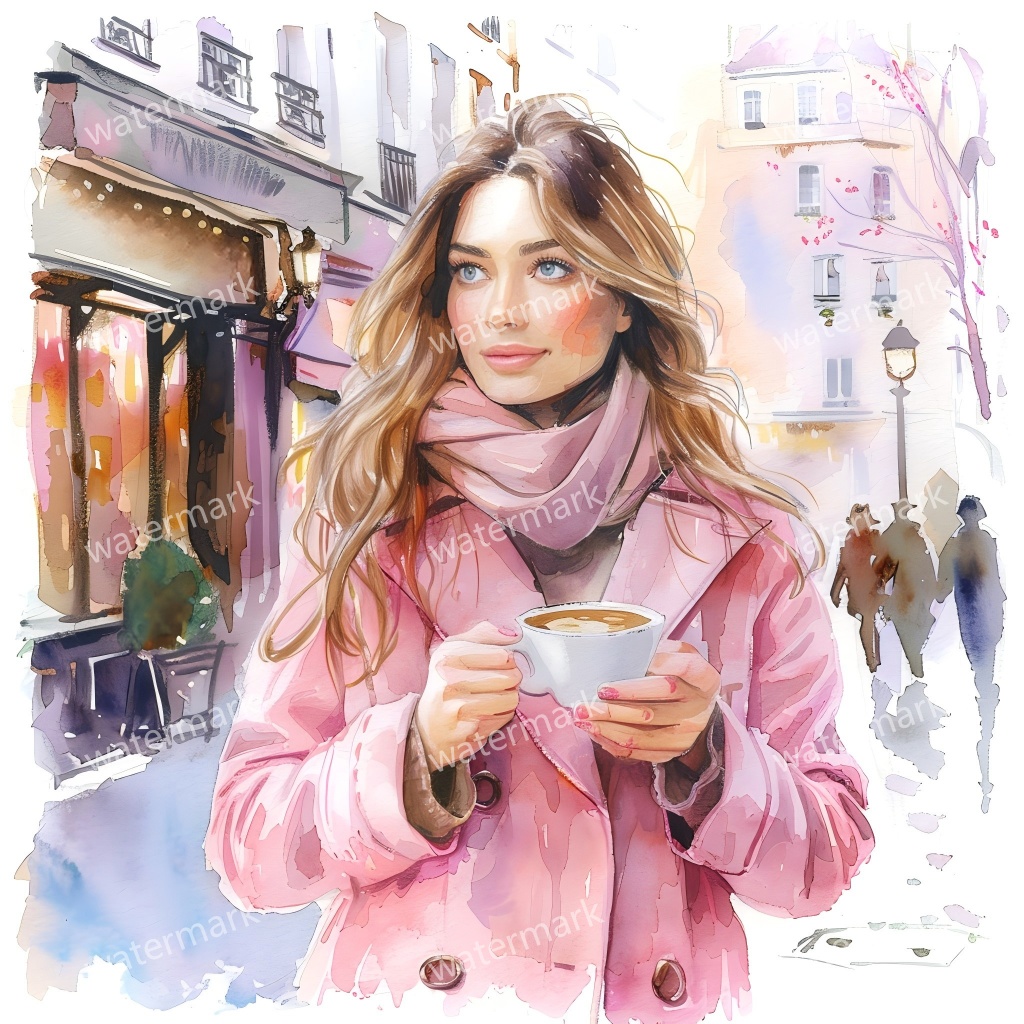 【商用利用可】女性(水彩ウーマンイラスト)クリップアート15点セット|高解像度JPG|ファッション・人物・コラージュ・ジャンクジャーナル素材|即ダウンロード