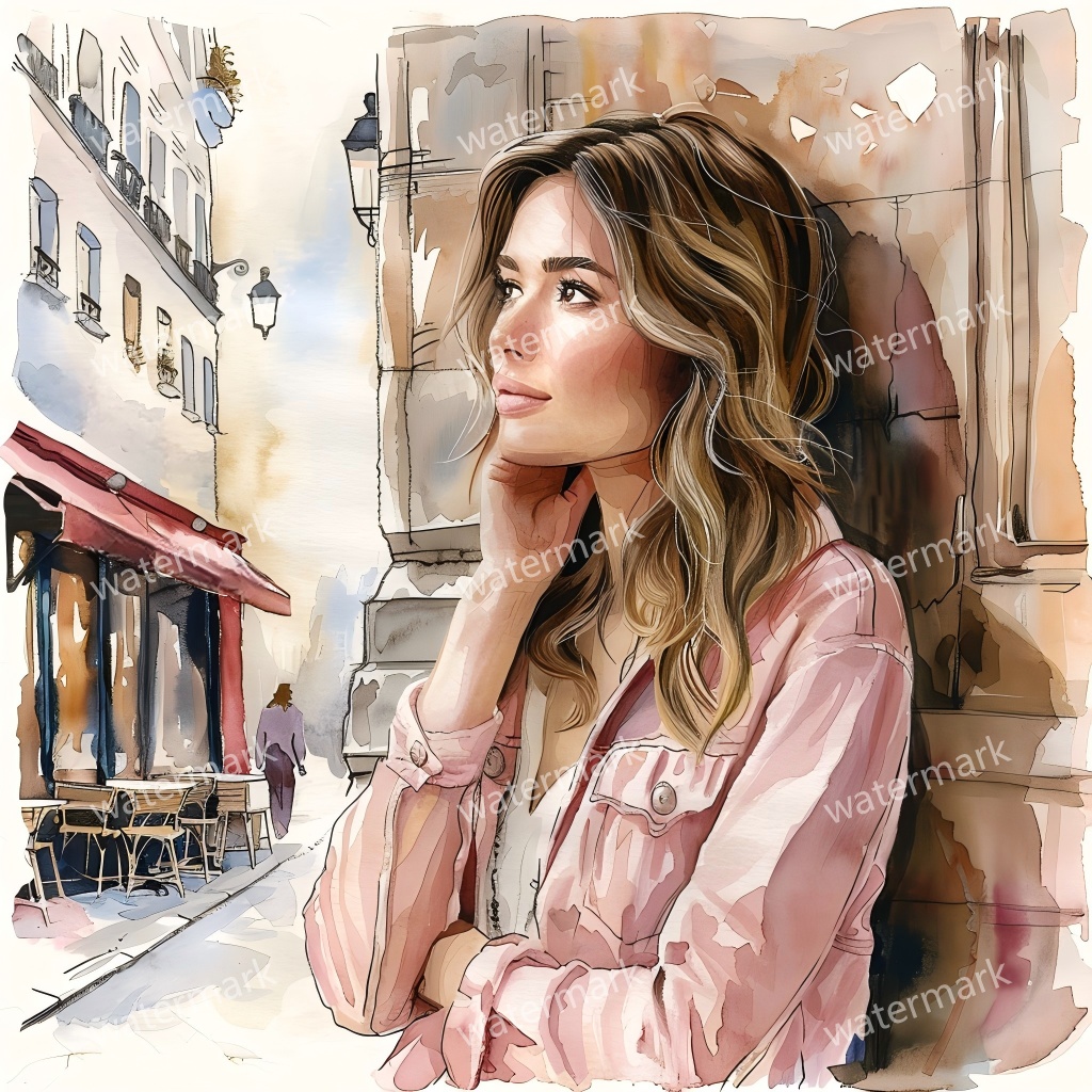 【商用利用可】女性（水彩ウーマンイラスト）クリップアート15点セット｜高解像度JPG｜ファッション・人物・コラージュ・ジャンクジャーナル素材｜即ダウンロード