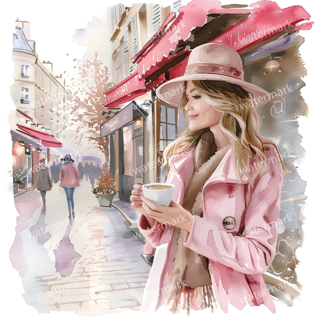 【商用利用可】女性(水彩ウーマンイラスト)クリップアート15点セット|高解像度JPG|ファッション・人物・コラージュ・ジャンクジャーナル素材|即ダウンロード