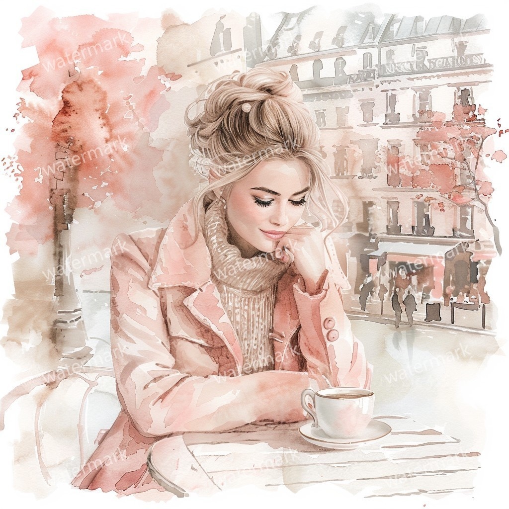 【商用利用可】女性(水彩ウーマンイラスト)クリップアート15点セット|高解像度JPG|ファッション・人物・コラージュ・ジャンクジャーナル素材|即ダウンロード