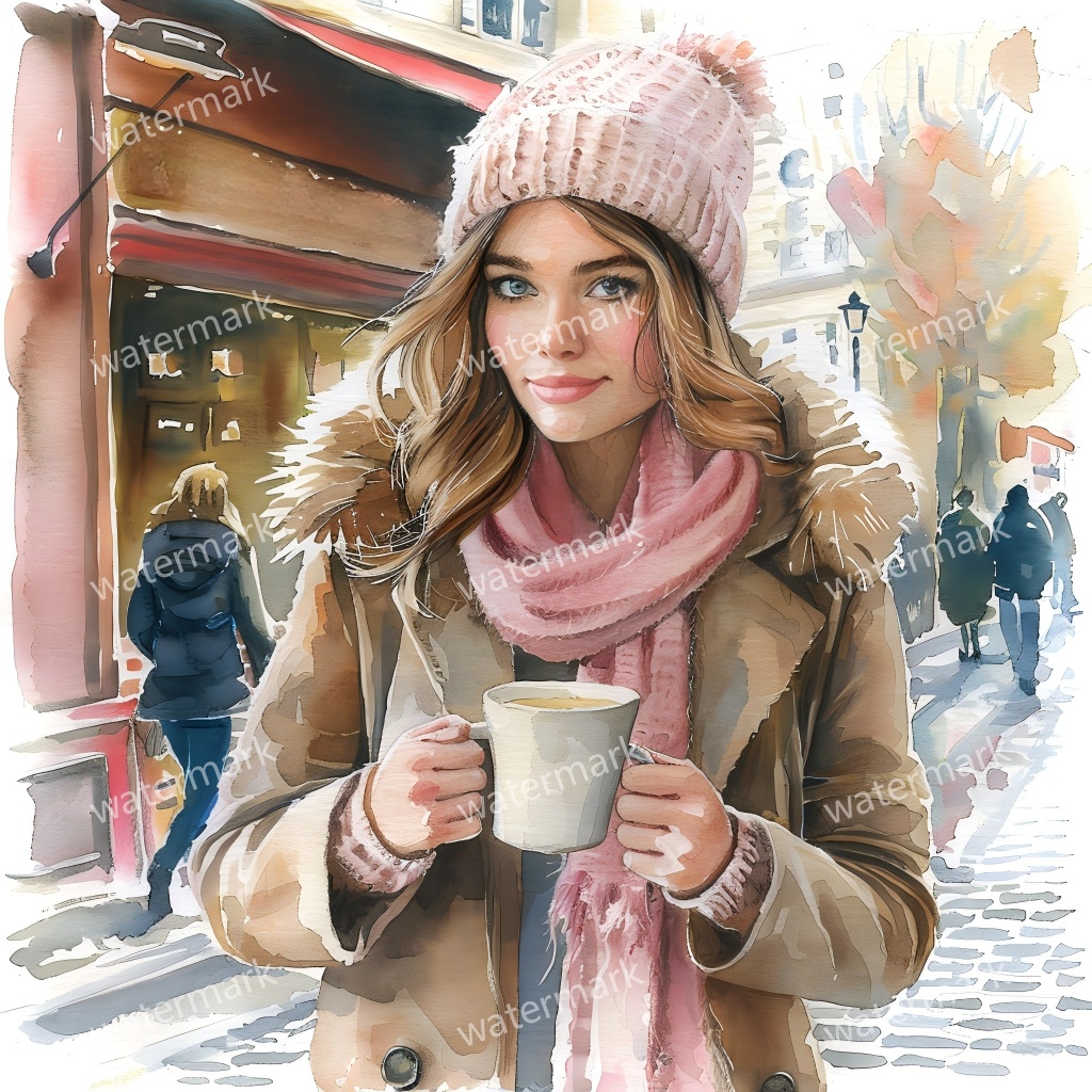 【商用利用可】女性(水彩ウーマンイラスト)クリップアート15点セット|高解像度JPG|ファッション・人物・コラージュ・ジャンクジャーナル素材|即ダウンロード