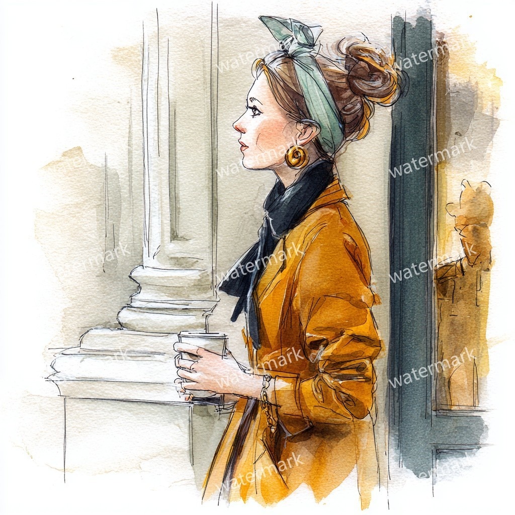 【商用利用可】ファッションガール街歩き(水彩ストリートスタイル)クリップアート20点セット|高解像度JPG|おしゃれ人物・コラージュ・ジャンクジャーナル素材|即ダウンロード