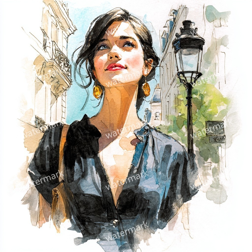 【商用利用可】ファッションガール街歩き(水彩ストリートスタイル)クリップアート20点セット|高解像度JPG|おしゃれ人物・コラージュ・ジャンクジャーナル素材|即ダウンロード