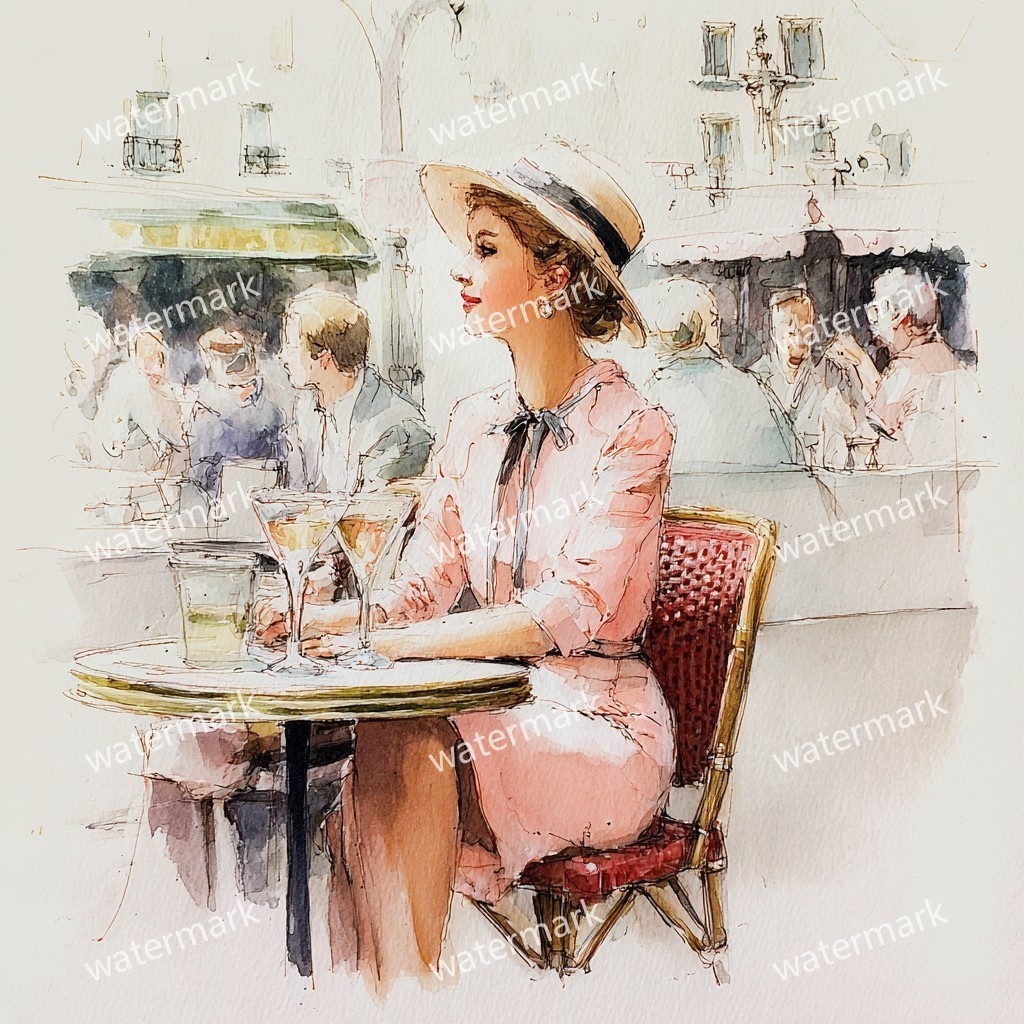 【商用利用可】おしゃれ女性(水彩ファッショナブルウーマン)クリップアート15点セット|高解像度JPG|ファッション・人物・コラージュ・ジャンクジャーナル素材|即ダウンロード