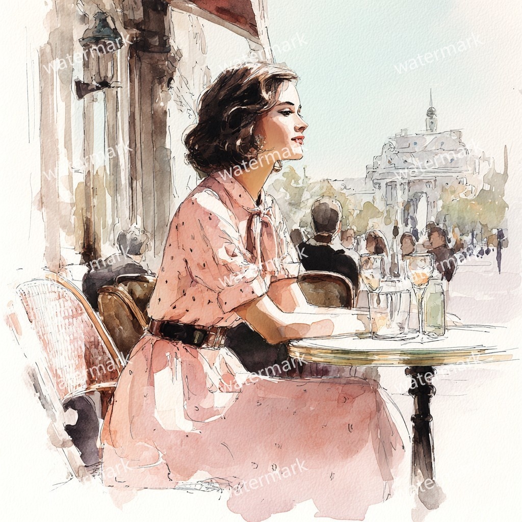 【商用利用可】おしゃれ女性(水彩ファッショナブルウーマン)クリップアート15点セット|高解像度JPG|ファッション・人物・コラージュ・ジャンクジャーナル素材|即ダウンロード