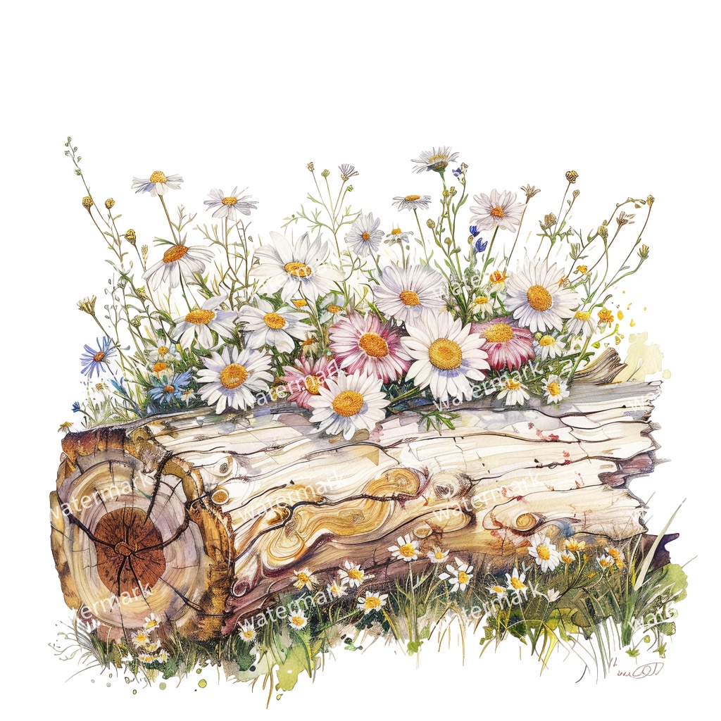 【商用利用可】薪・丸太(水彩ログウッド)クリップアート20点セット|高解像度・透過PNG|キャンプ・ナチュラル素材|コラージュ・ジャンクジャーナル素材|即ダウンロード