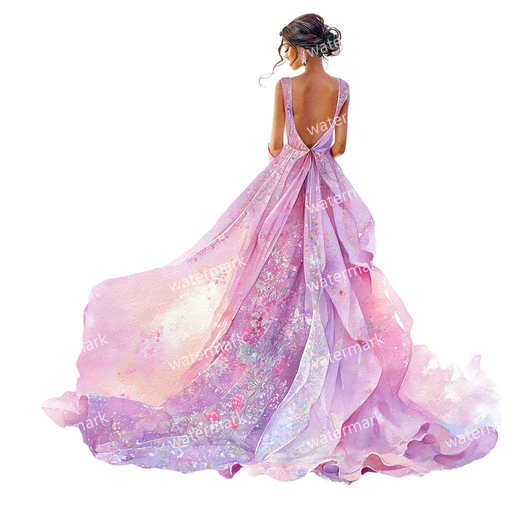 【商用利用可】エレガント女性(水彩レディイラスト)クリップアート28点セット|高解像度・透過PNG|上品・ファッション・コラージュ・ジャンクジャーナル素材|即ダウンロード