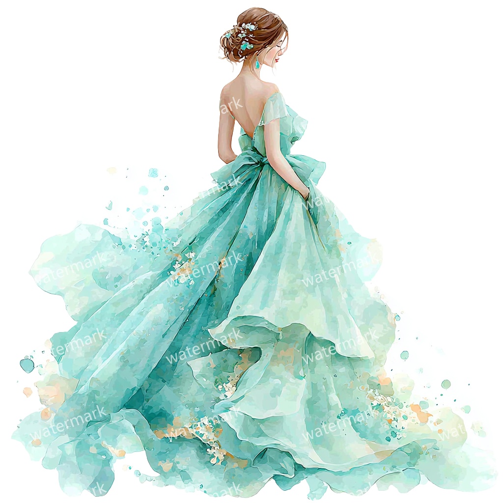 【商用利用可】エレガント女性(水彩レディイラスト)クリップアート28点セット|高解像度・透過PNG|上品・ファッション・コラージュ・ジャンクジャーナル素材|即ダウンロード