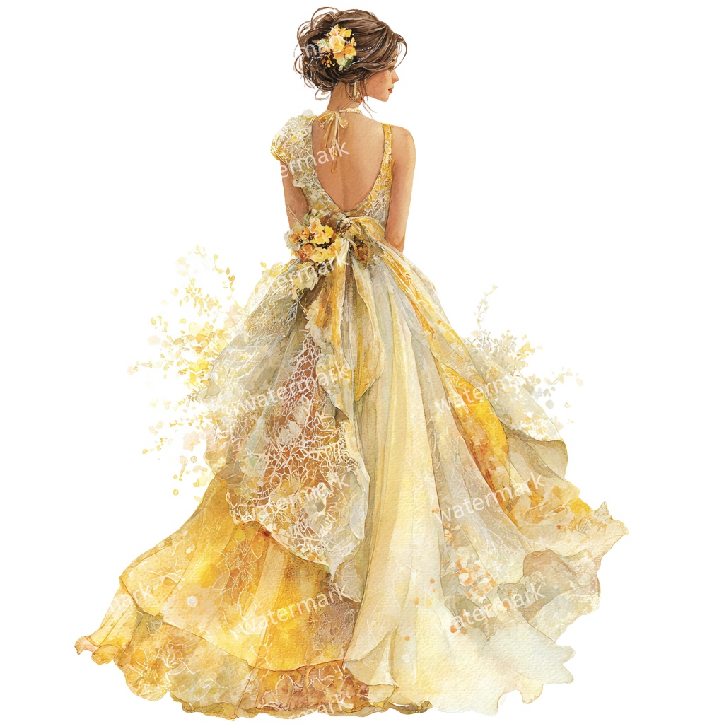 【商用利用可】エレガント女性(水彩レディイラスト)クリップアート28点セット|高解像度・透過PNG|上品・ファッション・コラージュ・ジャンクジャーナル素材|即ダウンロード