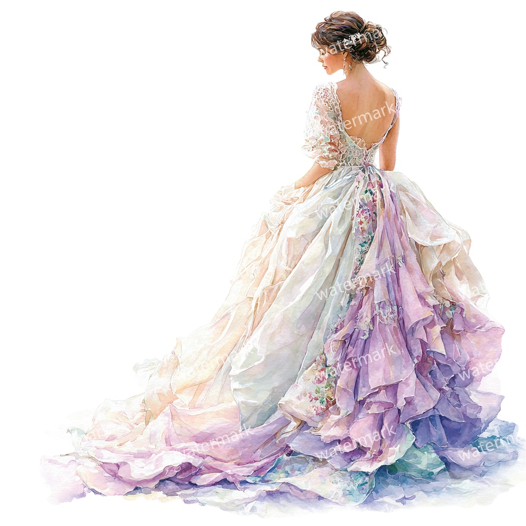 【商用利用可】エレガント女性(水彩レディイラスト)クリップアート28点セット|高解像度・透過PNG|上品・ファッション・コラージュ・ジャンクジャーナル素材|即ダウンロード