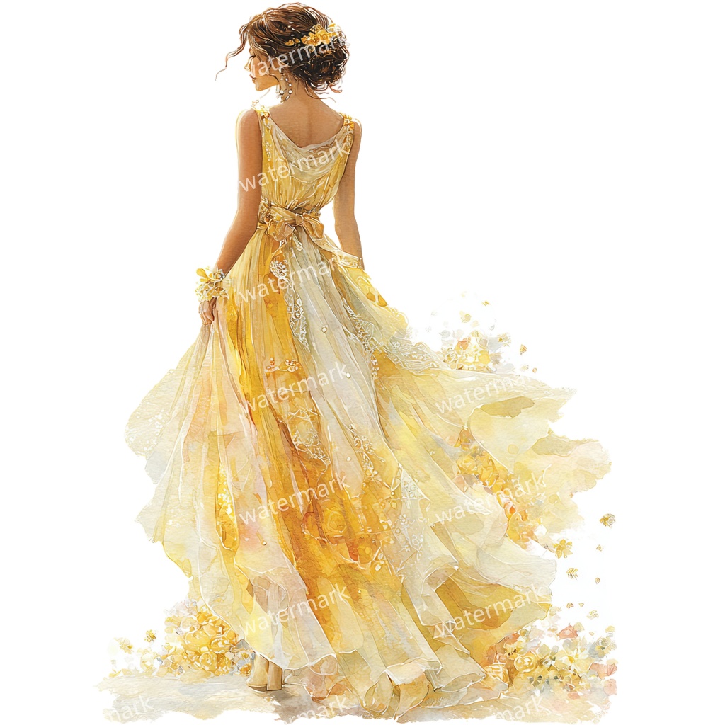 【商用利用可】エレガント女性(水彩レディイラスト)クリップアート28点セット|高解像度・透過PNG|上品・ファッション・コラージュ・ジャンクジャーナル素材|即ダウンロード