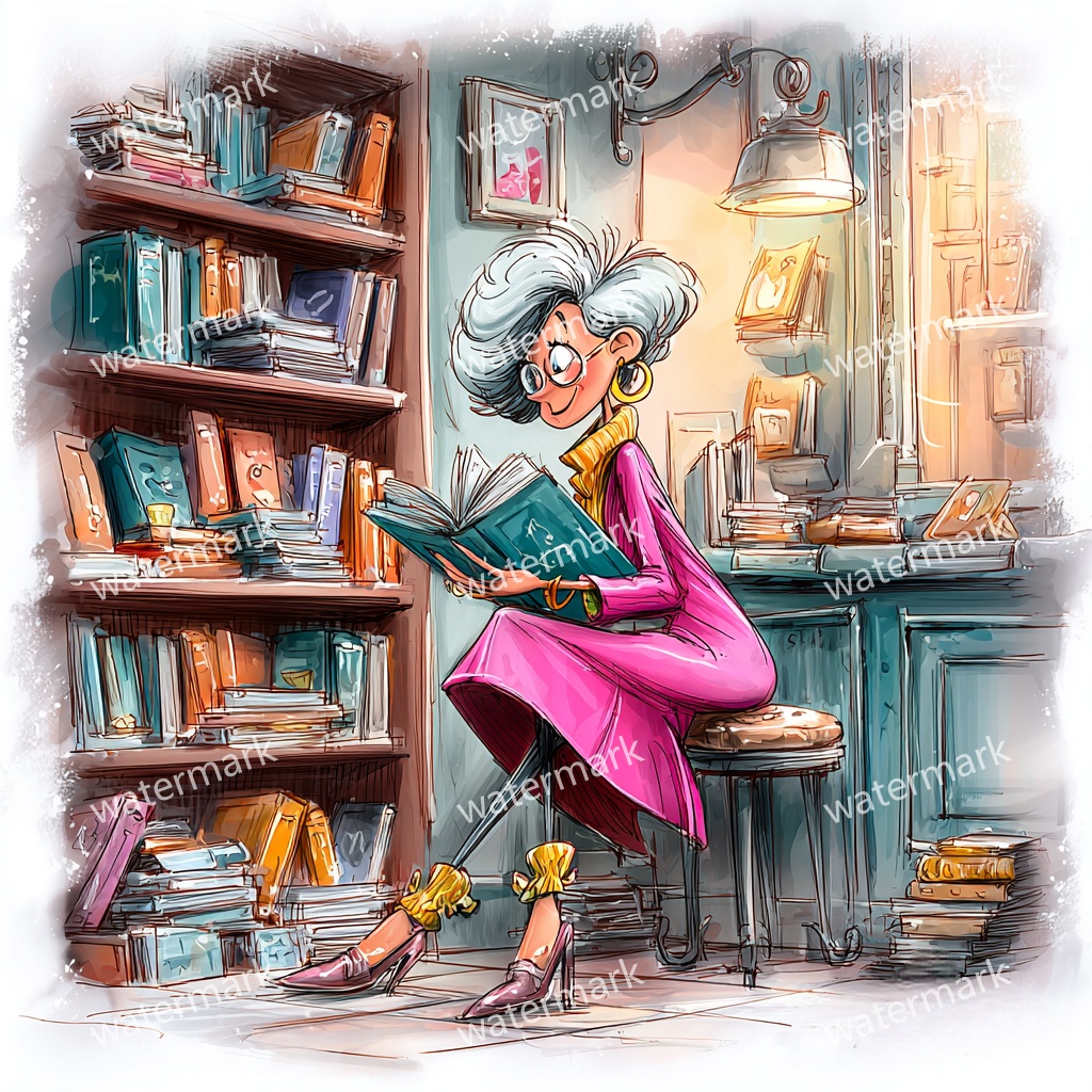 【商用利用可】上品なシニア女性(水彩エレガントレディ)クリップアート17点セット|高解像度JPG|人物・ファッション・コラージュ・ジャンクジャーナル素材|即ダウンロード