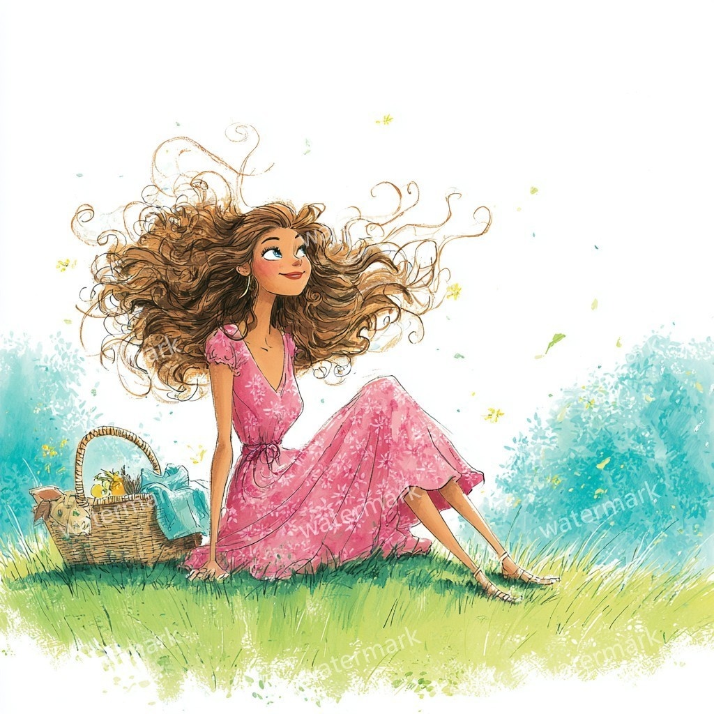 15 Spring Fashion Girl Clipart