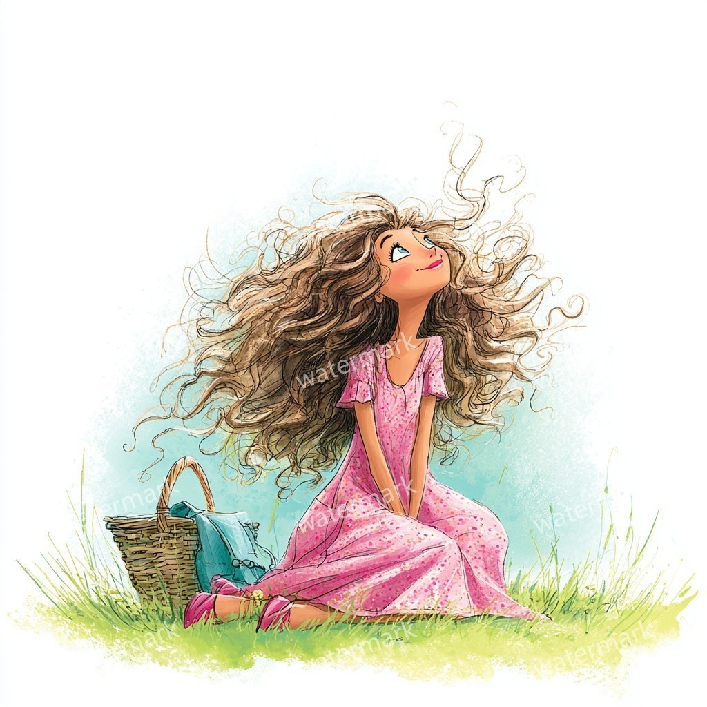 15 Spring Fashion Girl Clipart