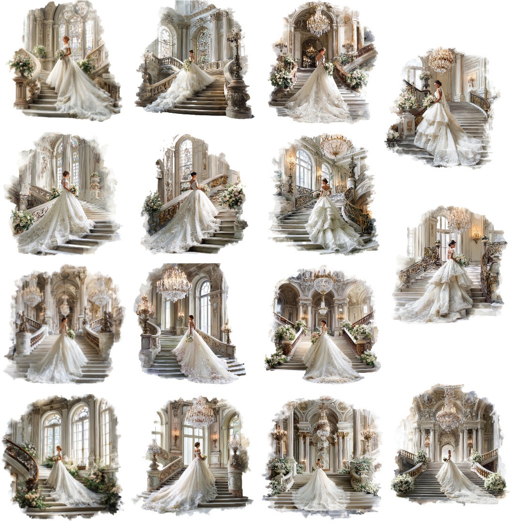 15 Luxury Bride Clipart