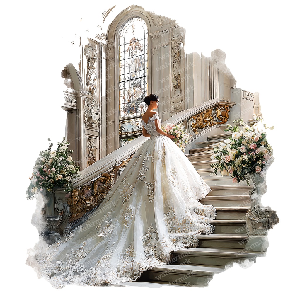 15 Luxury Bride Clipart