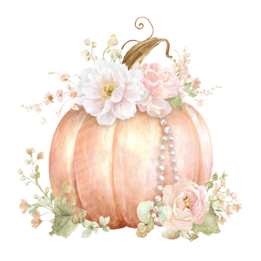 【商用利用可】かぼちゃ水彩クリップアート19点セット|高解像度・透過PNG|秋素材・ハロウィン・ペーパークラフト・ジャンクジャーナル素材