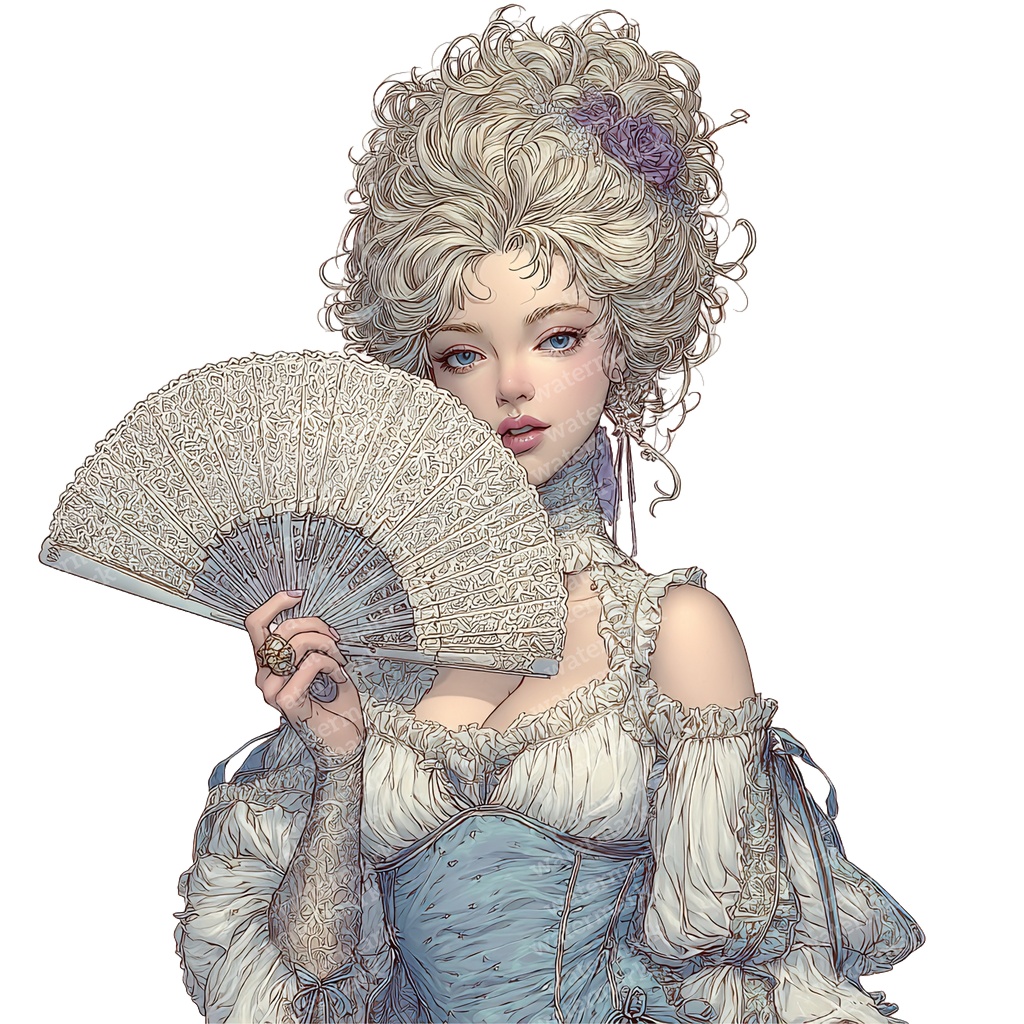 【商用利用可】ヴィクトリアンレディの水彩クリップアート10点セット|高解像度・透過PNG|アンティーク・クラシカル素材|ペーパークラフト・ジャンクジャーナル素材