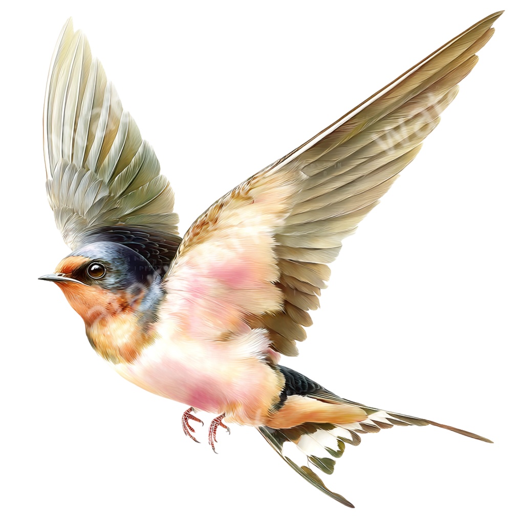 【商用利用OK】野鳥イラストPNG32点セット|水彩ボタニカル素材・ジャンクジャーナル向け