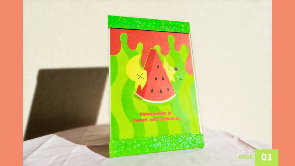 【シルクスクリーン】スイカミニミニポスター【版画】