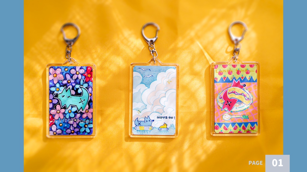 【随時更新】原画キーホルダー【オリジナル】