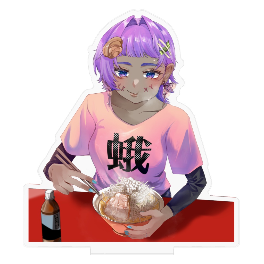 お前の向かいでラーメンを食べるねアクリルスタンド