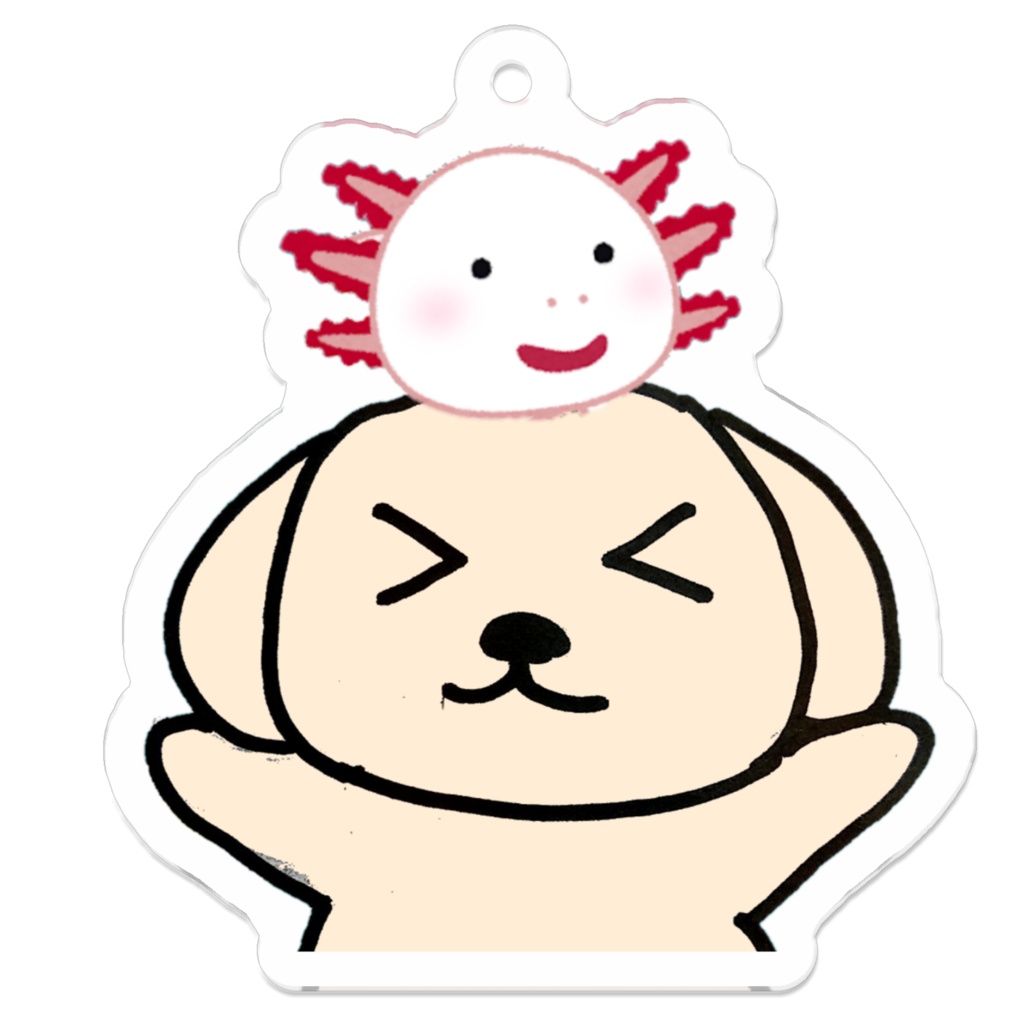 フンモモアクリルキーホルダー