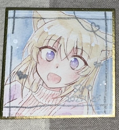 コミティア154豆色紙【ネコ】