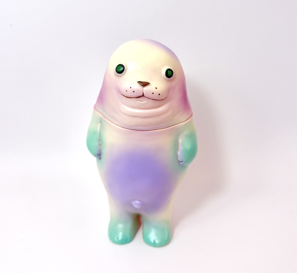 ソフビ『デベザラシ』🦭クリーミィグレープ🍨🍇