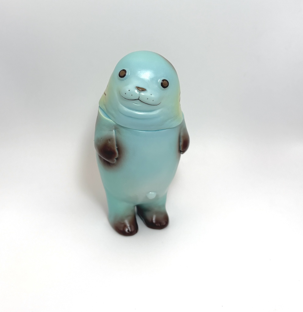 ソフビ『デベザラシ』🦭チョコミント🍫🌱