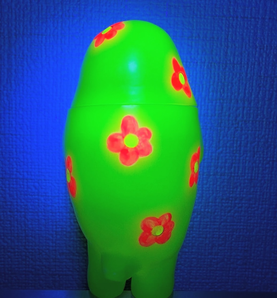 ソフビ『デベザラシ』🦭オハナグリーン🌸💚