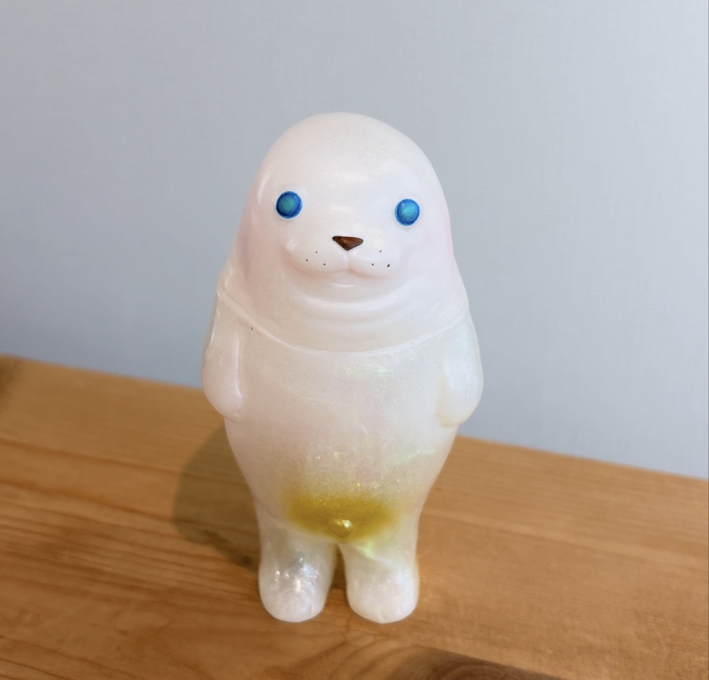 ソフビ『デベザラシ』🦭ホワイトスノー❄️