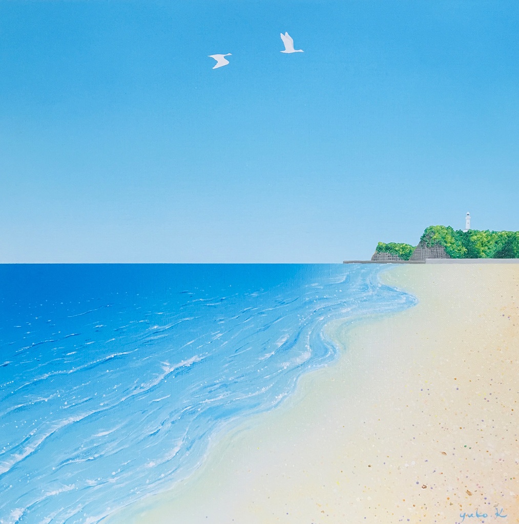 G-18 絵画「潮風の音」