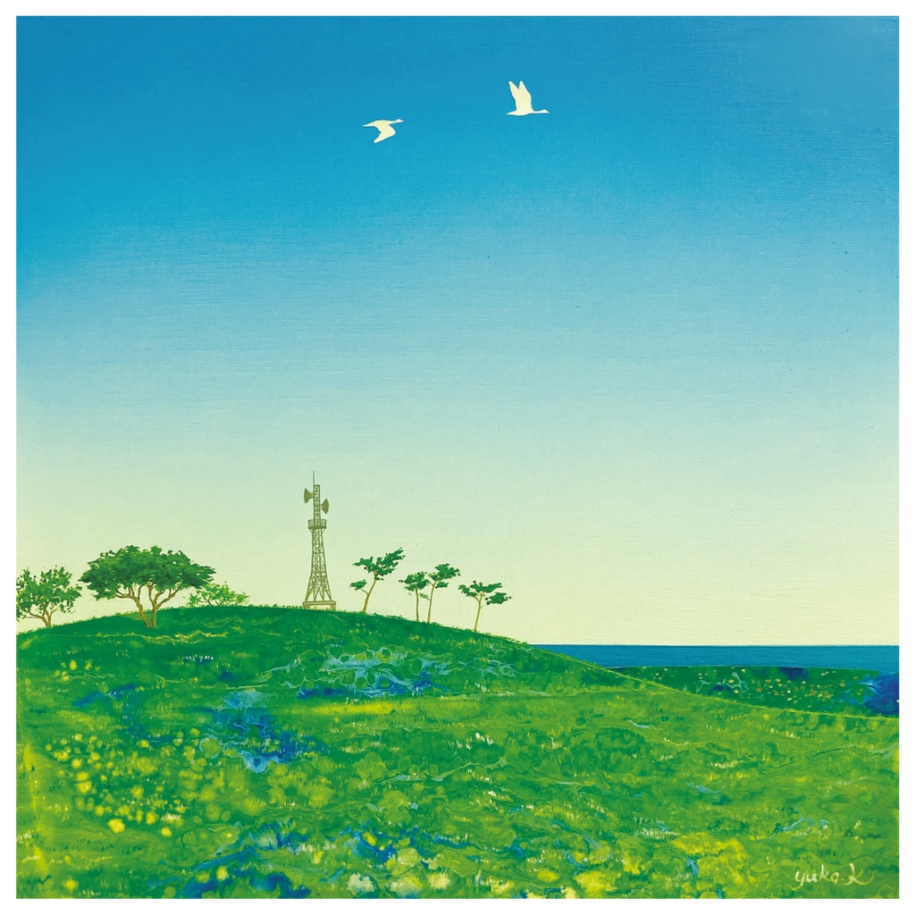 S-18 スクエアカード「地を抱く心情-1」／水石山公園