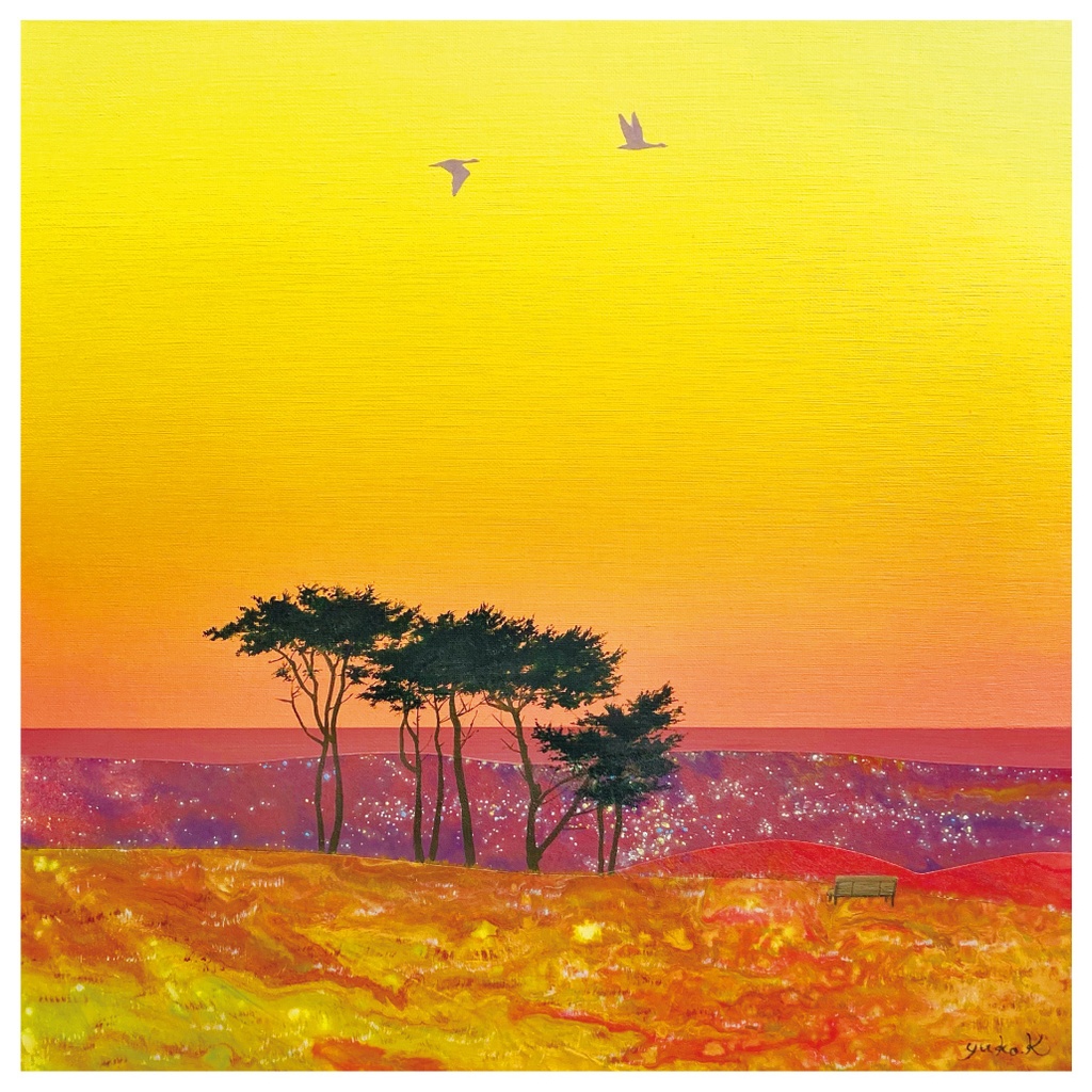 S-19 スクエアカード「地を抱く心情-2」／水石山公園