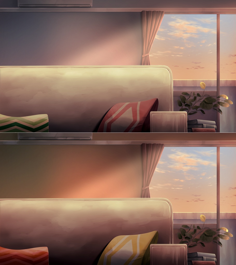 Living Room - VTuber Background | 「リビングルームの背景アセット」