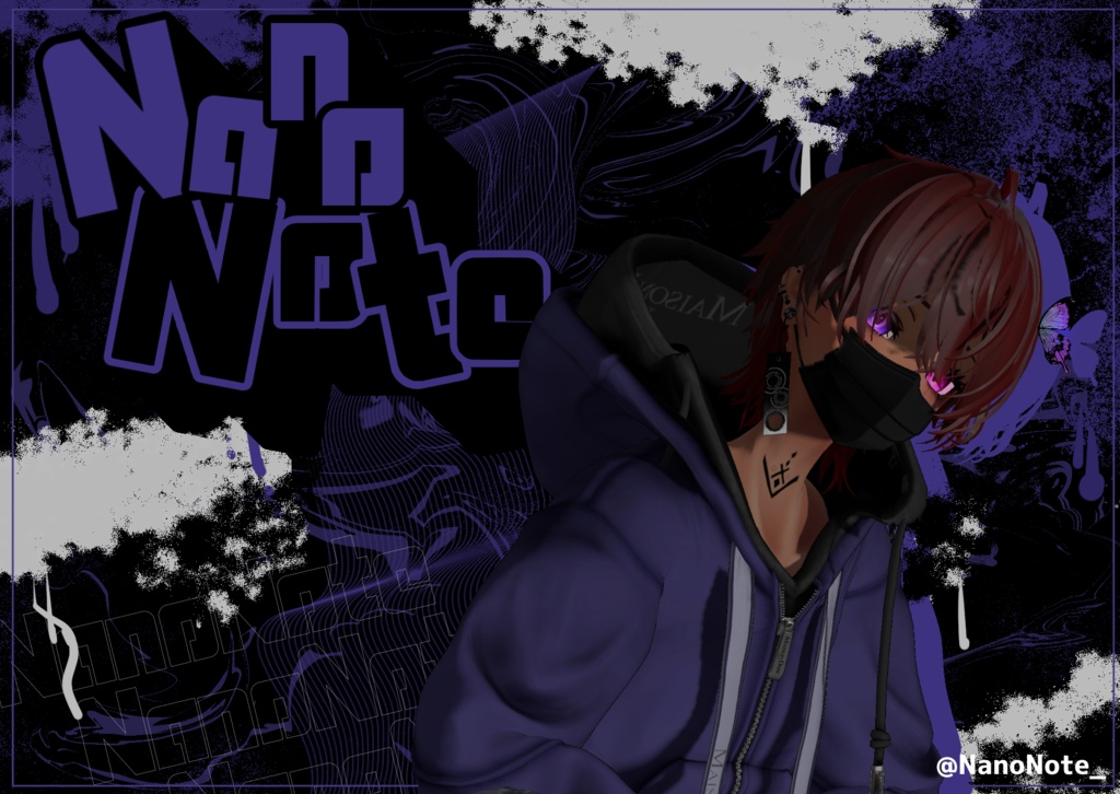 LL.001【VRC想定タトゥーテクスチャ】