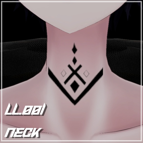LL.001【VRC想定タトゥーテクスチャ】