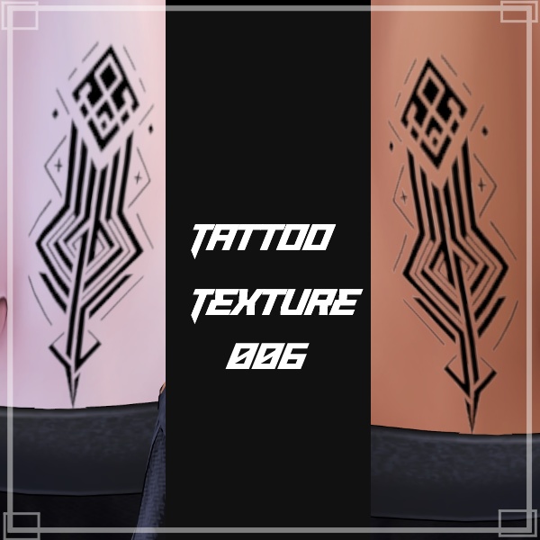 LL.006.007【VRC想定タトゥーテクスチャ】