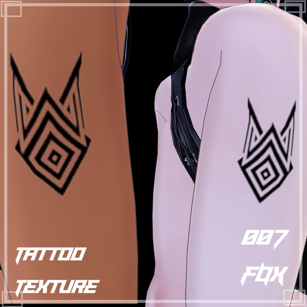 LL.006.007【VRC想定タトゥーテクスチャ】